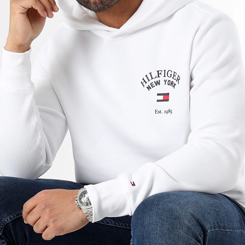 Sweat Capuche Arched Varsity 3641 Blanc