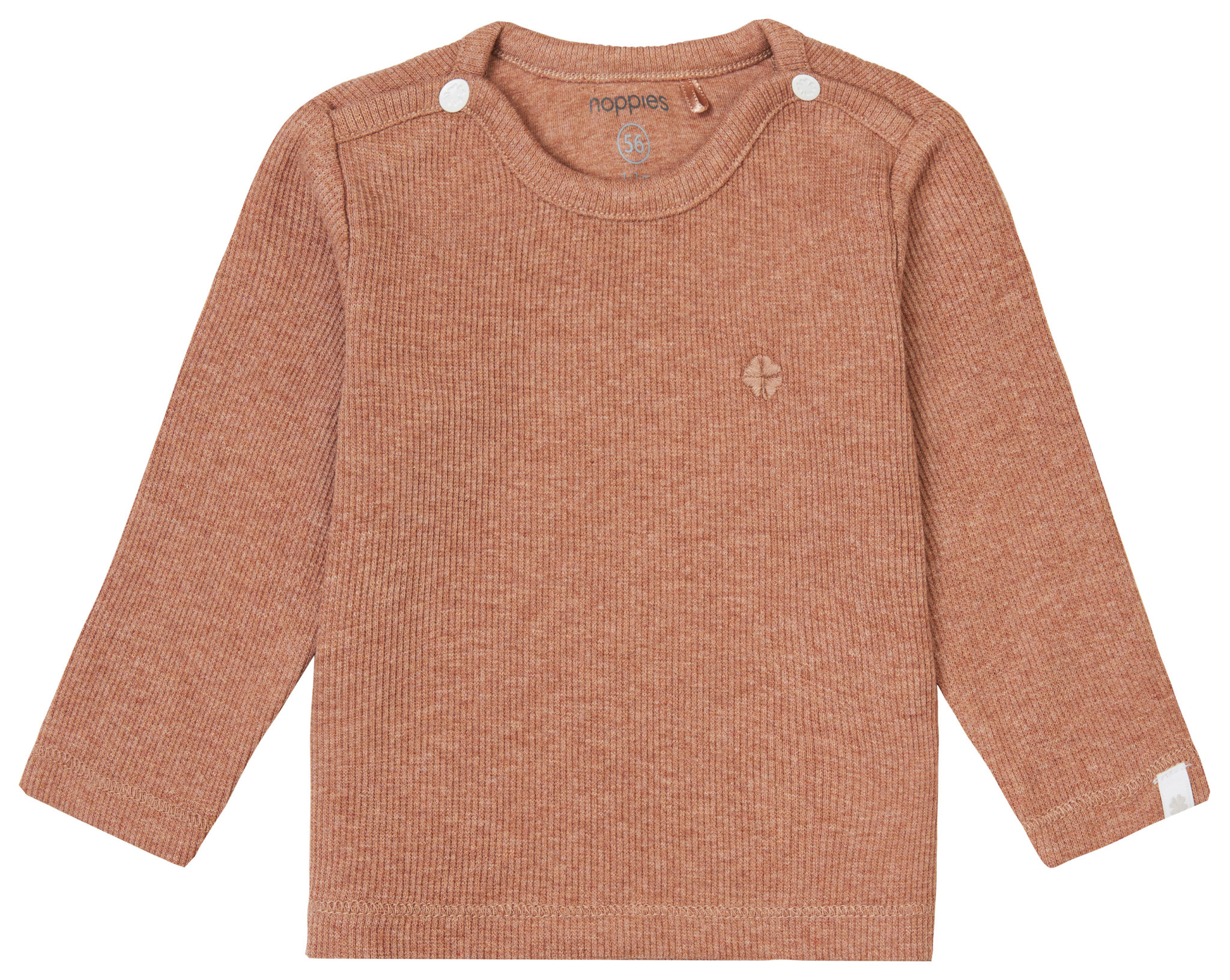 Noppies Noppies longsleeve Rib Natal cafe au lait melange