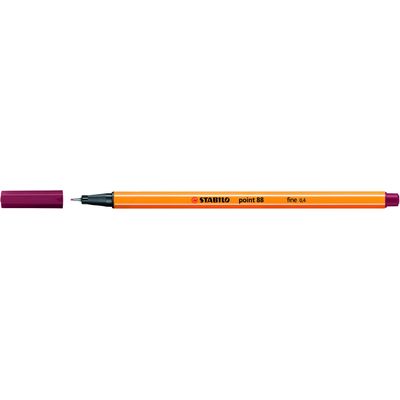 STABILO Point 88 - Feutre fin - 0.4 mm - pourpre
