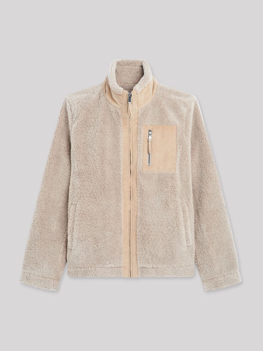 Blouson col montant uni