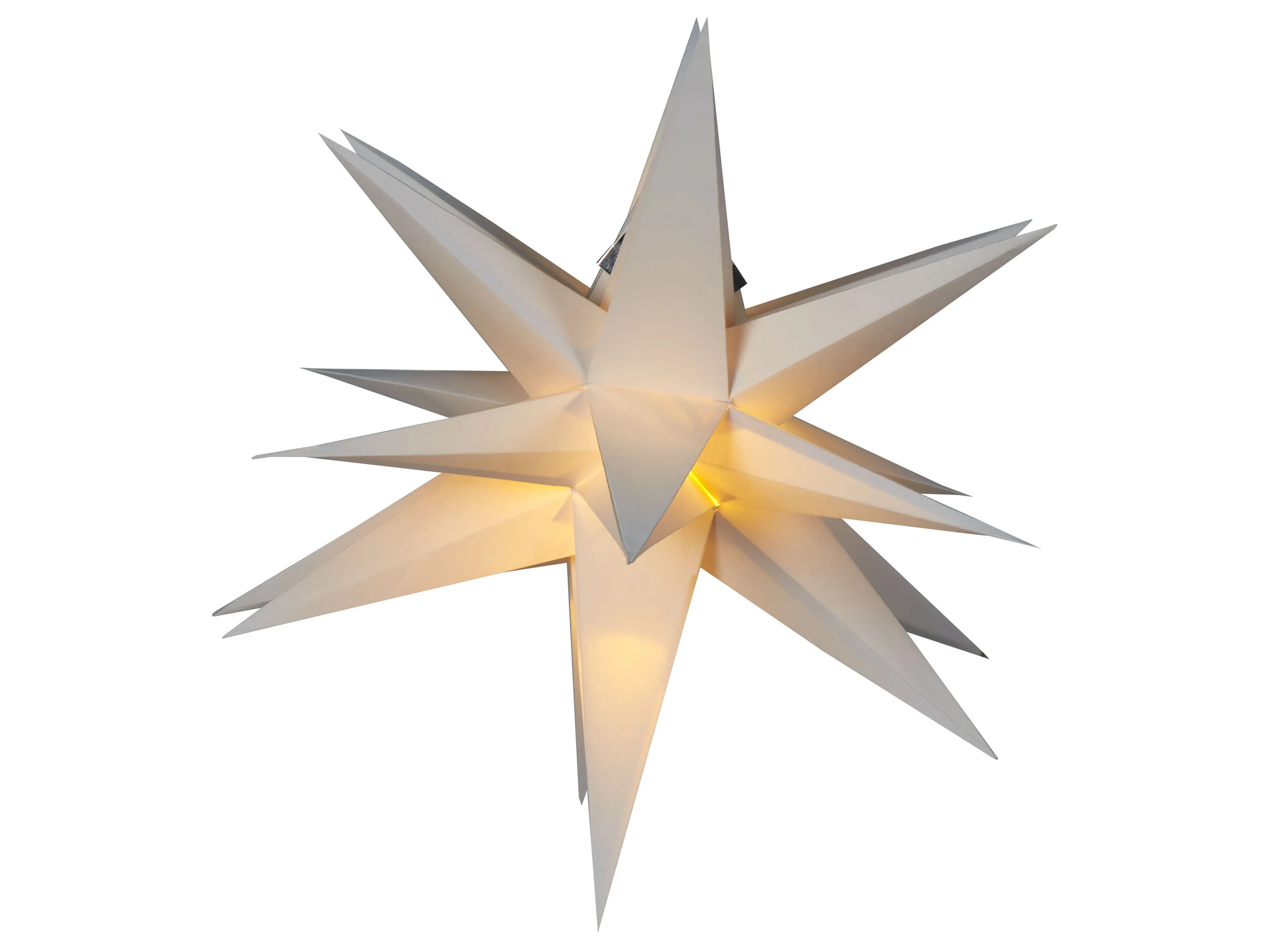 Hangende decoratie LED BHAGIRATHI Ster 44 cm Gebroken wit