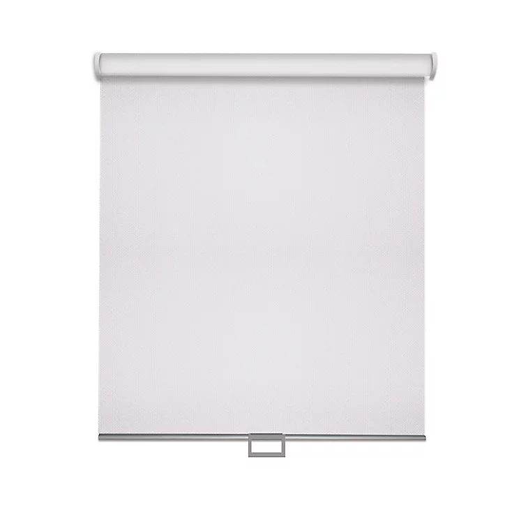 Store enrouleur occultant automatique 37 x 160 cm blanc Madeco