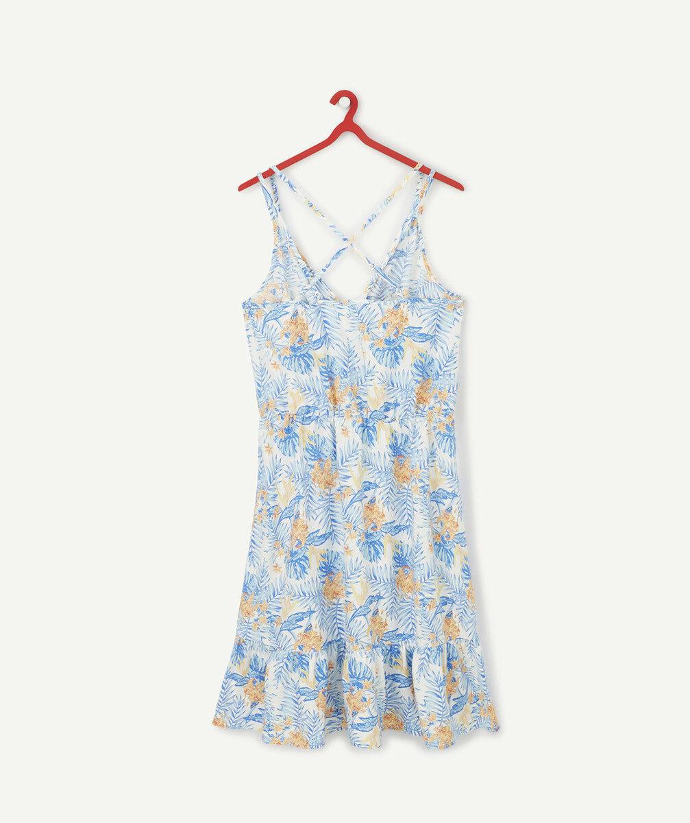 LA ROBE FLUIDE EN VISCOSE RESPONSABLE IMPRIMÉE TROPICALE