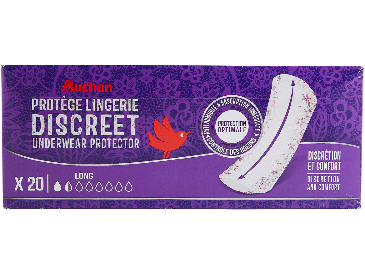 PENSOS INCONTINÊNCIA AUCHAN DISCREET LONGO 20UN