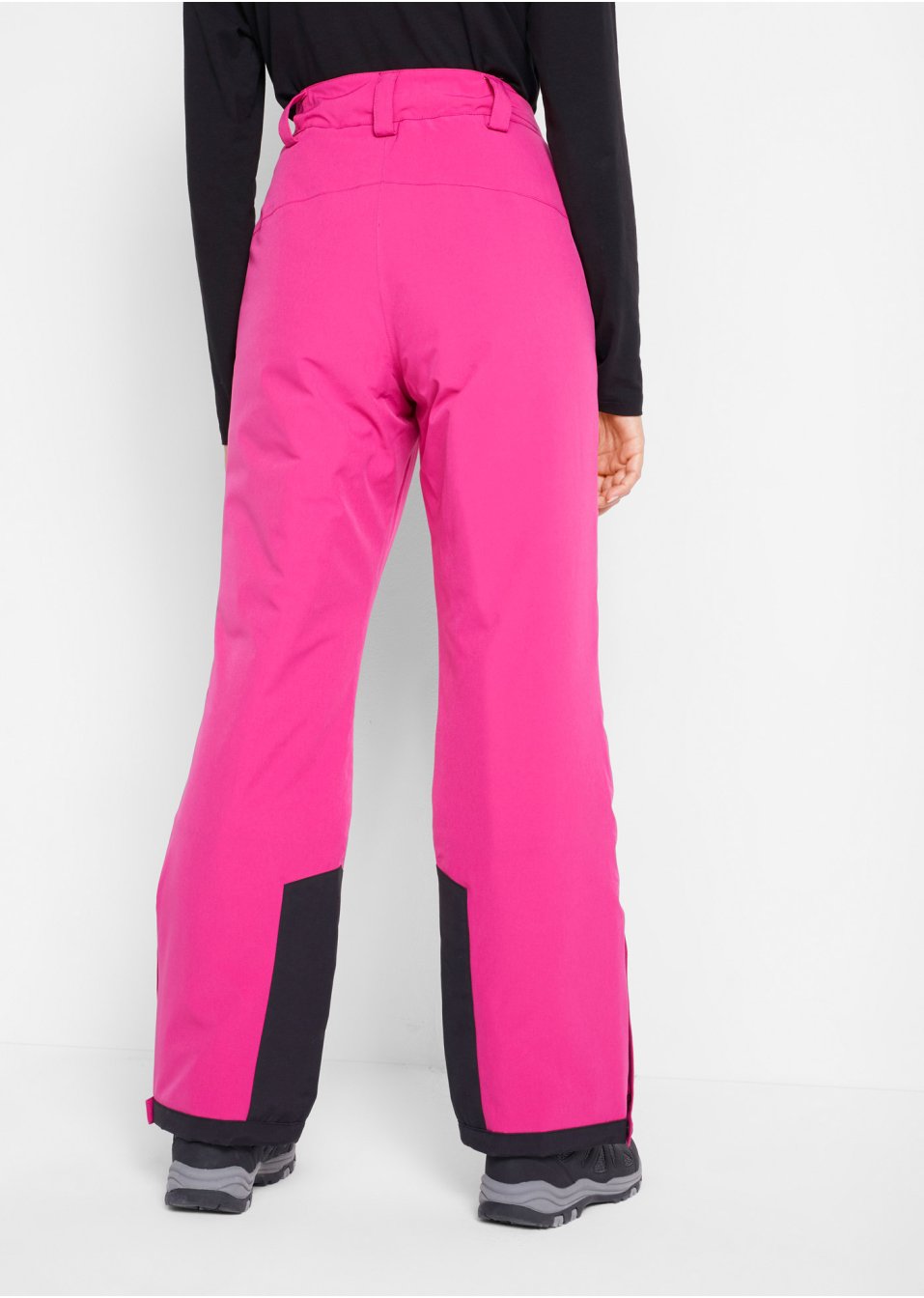 Pantalon de ski thermo fonctionnel avec pare-neige, étanche, Straight