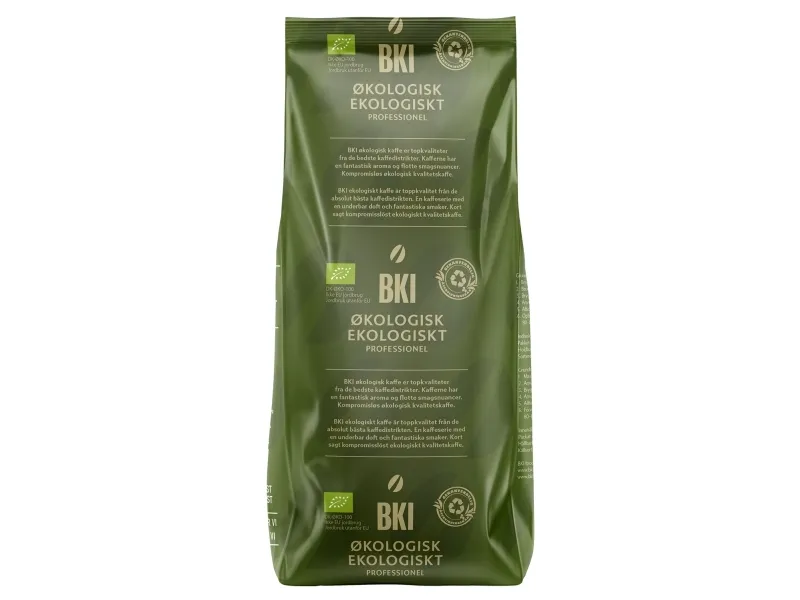 Kaffe BKI Økologisk 500g/pose - (16 poser)
