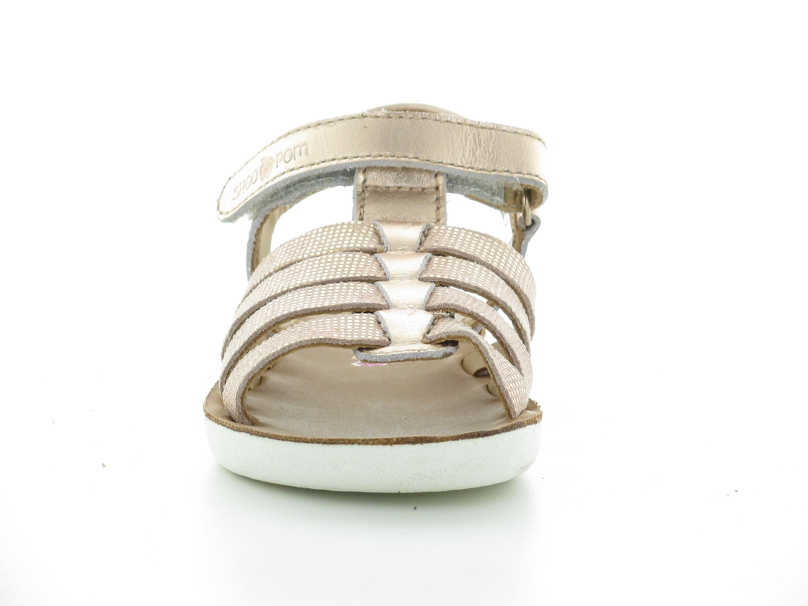 Shoopom-GOA SPART Cuir Rose Pâle