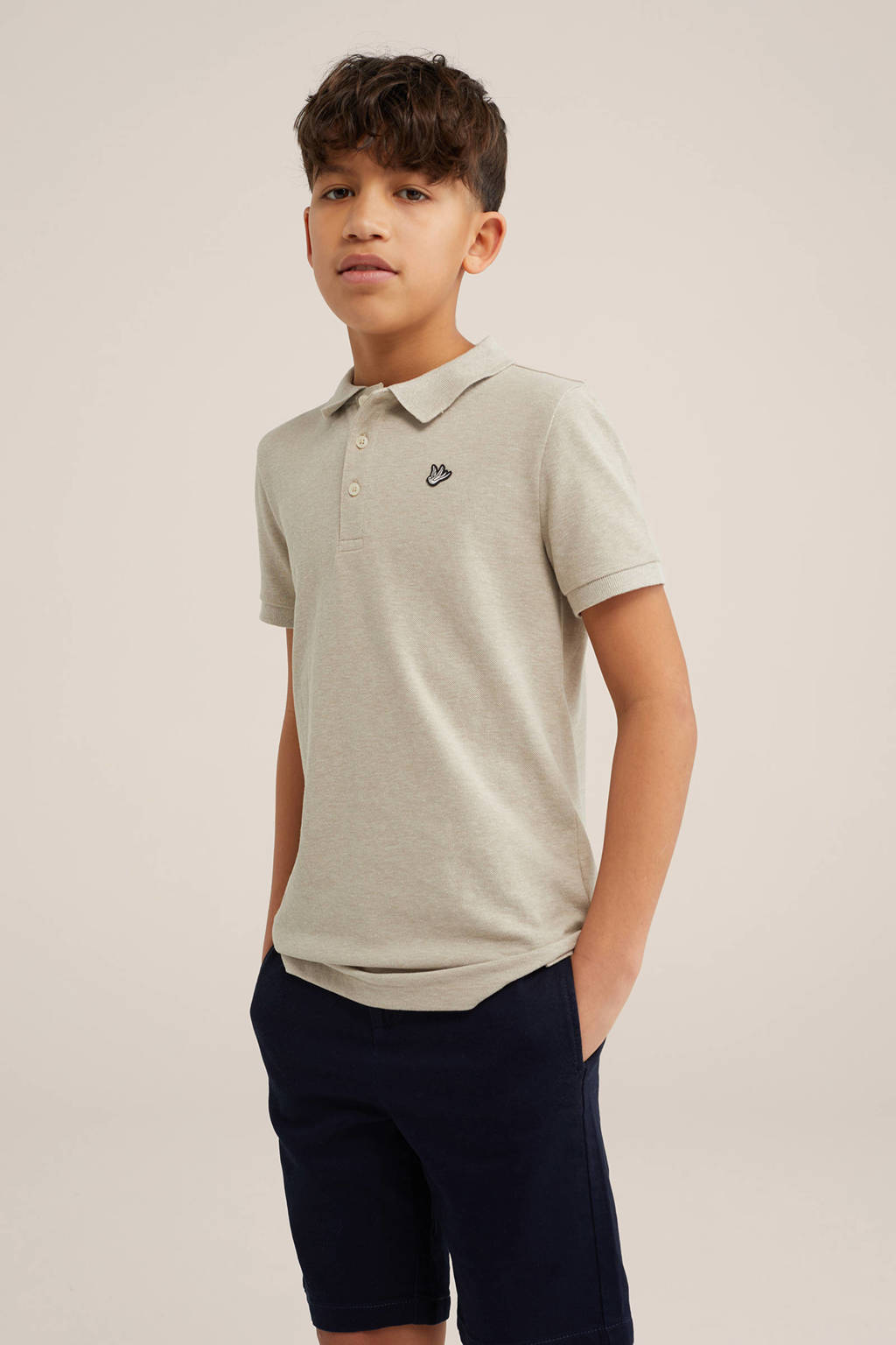 WE Fashion polo beige