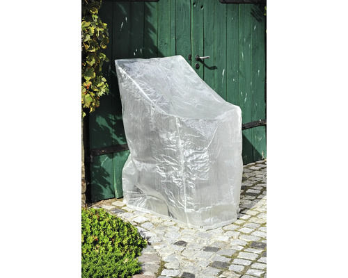 Beschermhoes voor Garden Place stapelstoelen, 66 x 66 x 150 cm, transparant polyester