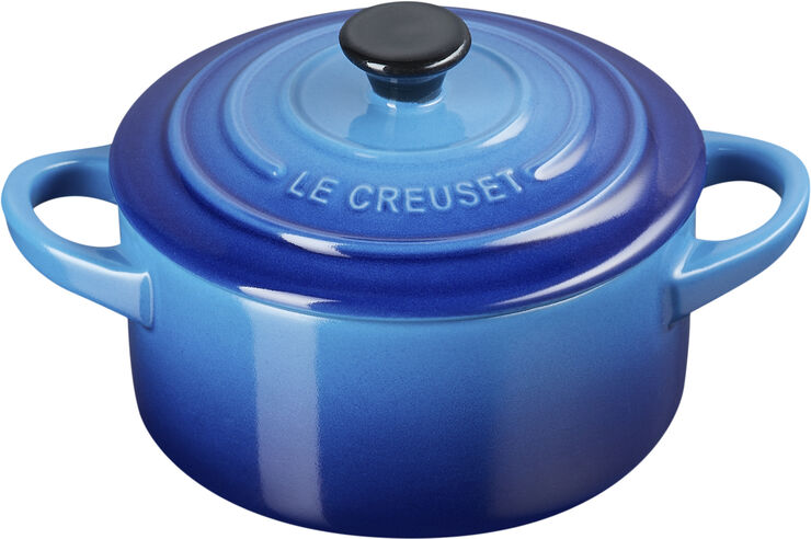 Le Creuset Mini gryde 10 cm Azure Blue Azure blue