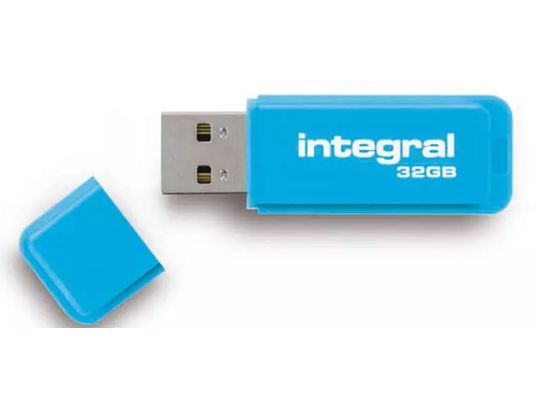 INTEGRAL - Clé USB NEON BLEU 32 GB