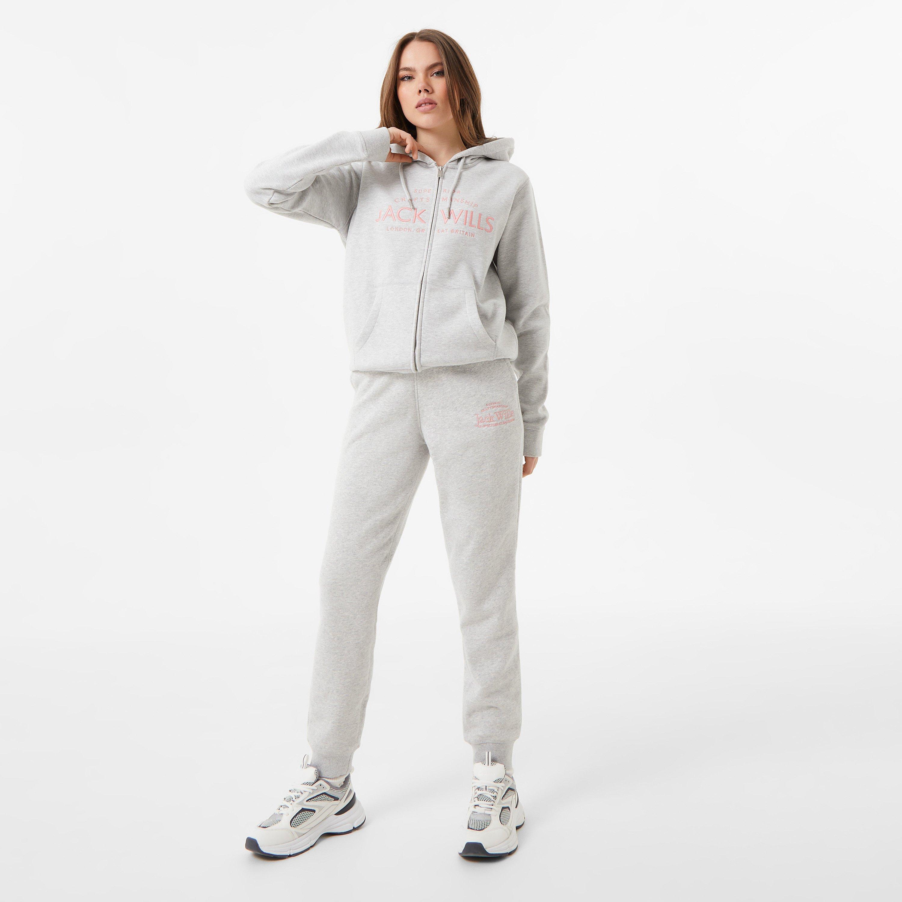 Jack Wills JW Hunston Logo Zip Hoodie