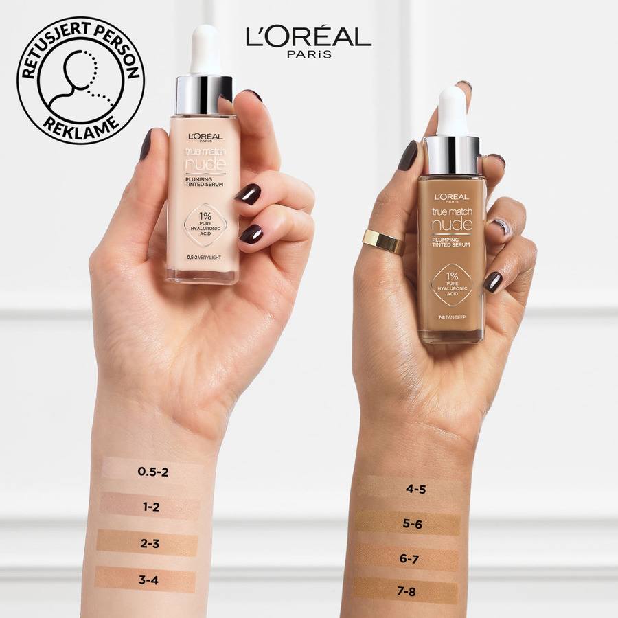 L'Oréal Paris True Match Nude Plumping Tinted Serum 5-6 Medium-Tan 30ml