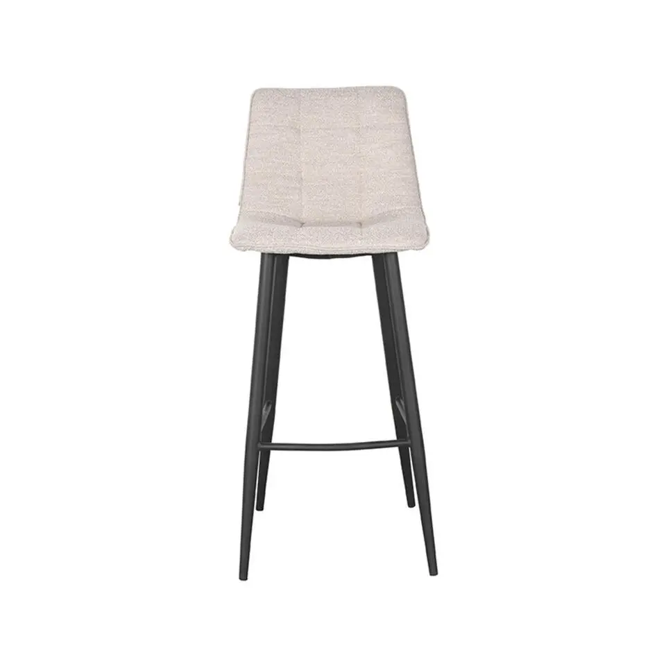 LABEL51 - Barkruk Jelt - Naturel Boucle - 42x46x105 cm - set van 2