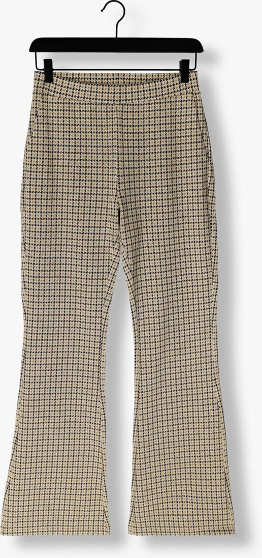 SUMMUM multi summum flared broek flared pants prince de galles with lurex