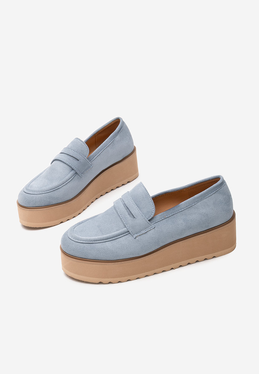Mocassins à plateforme bleus Leondra V2