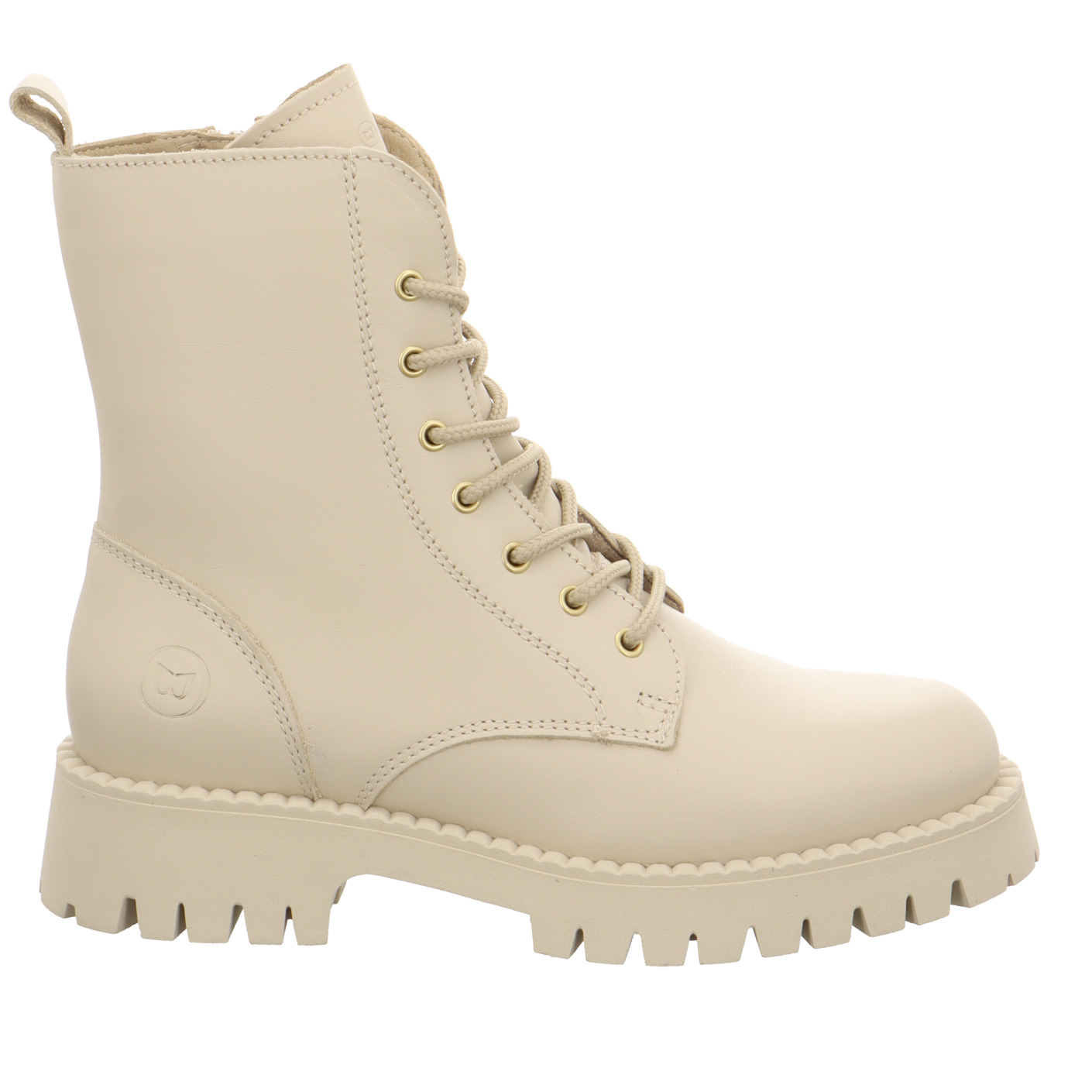 Schnürboots beige