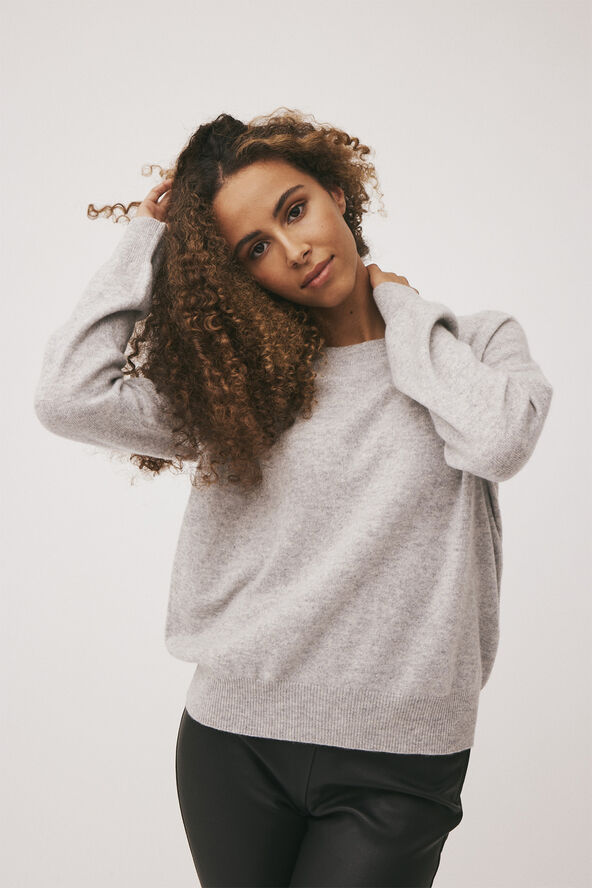Magasin du Nord Collection Mabel 2 - 100% Cashmere Light grey melange