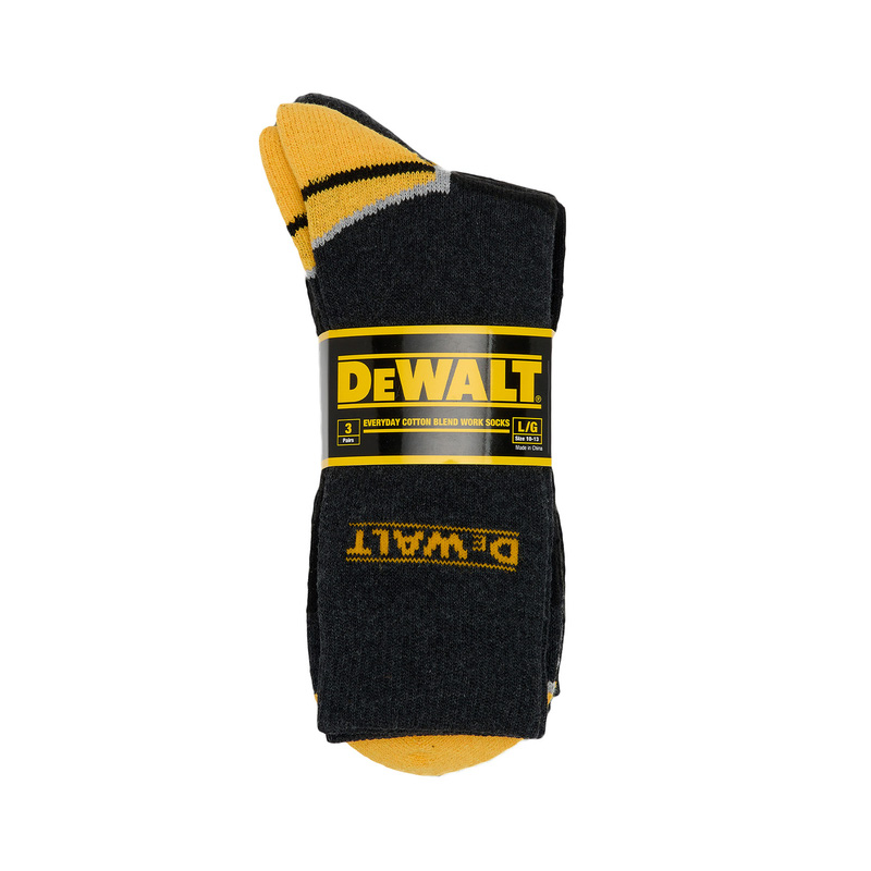 DeWalt werksokken zwart 3 paar 40-46