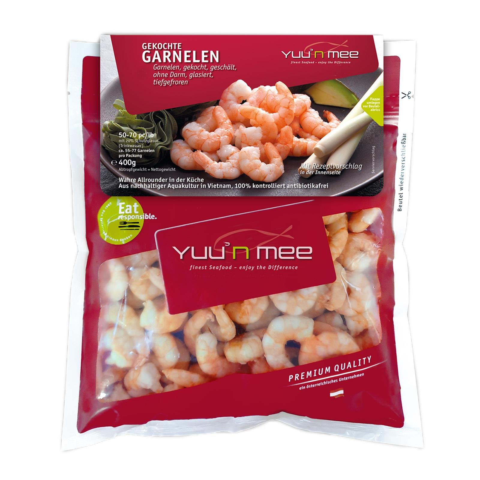 Yuu'n Mee Gekochte Garnelen