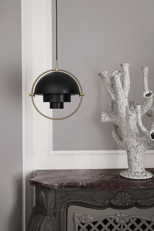 Gubi Multi-Lite Pendant Messing/sort