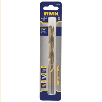 Irwin titanium metaalboor Ø12 mm