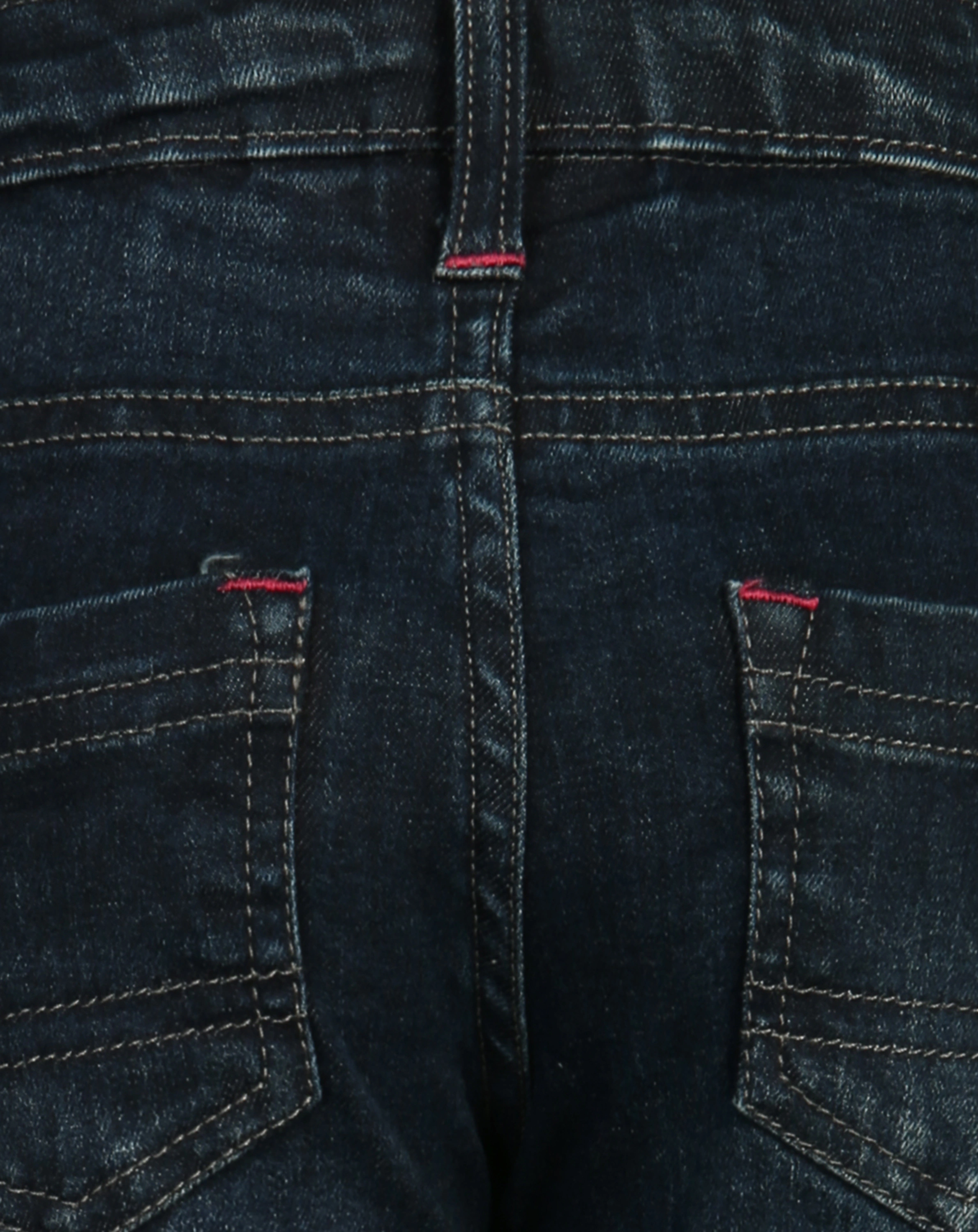 Jeans-Hose PINKES HERZ Skinny Fit in dunkelblau