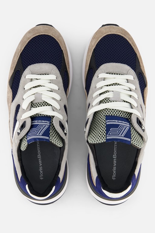 Floris van Bommel Noppi 18.06 Sneakers blauw Suede
