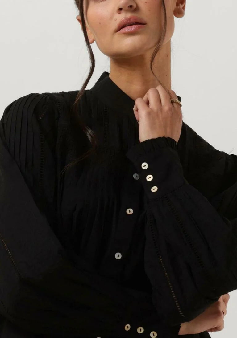 Y.A.S. zwarte y.a.s. mini jurk yasibis ls shirt dress s