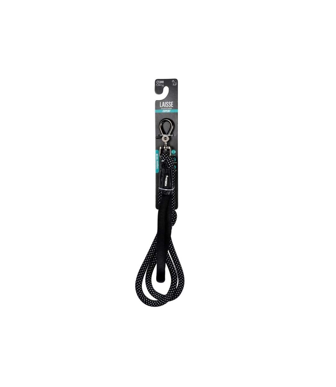 Paris Prix - Laisse Pour Chien corde Expert 150cm Noir