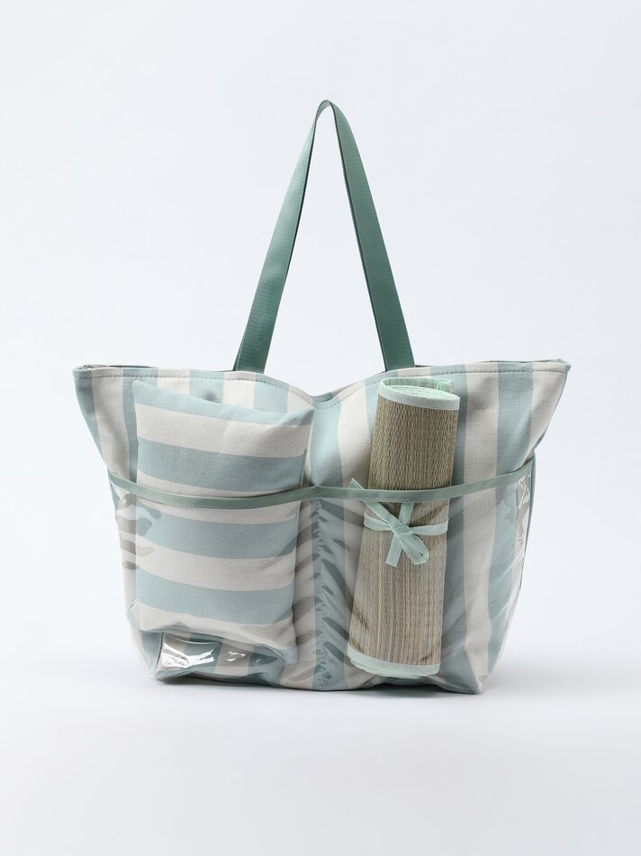 Conjunto de bolsa, travesseiro e colchonete - Verde