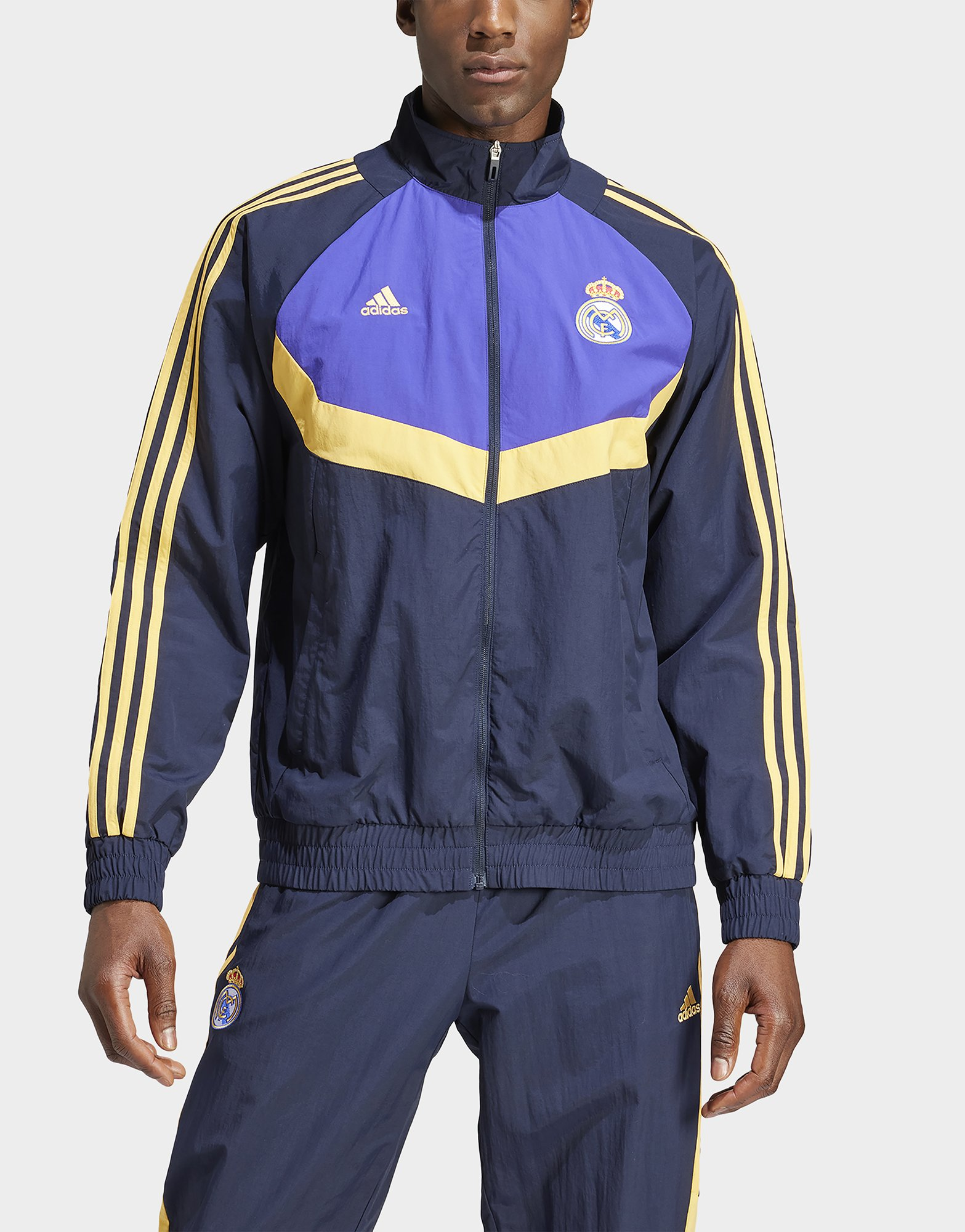 adidas Veste de survêtement tissée Real Madrid