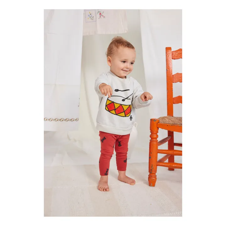 Bobo Choses Legging Coton Bio Fourmis | Terracotta