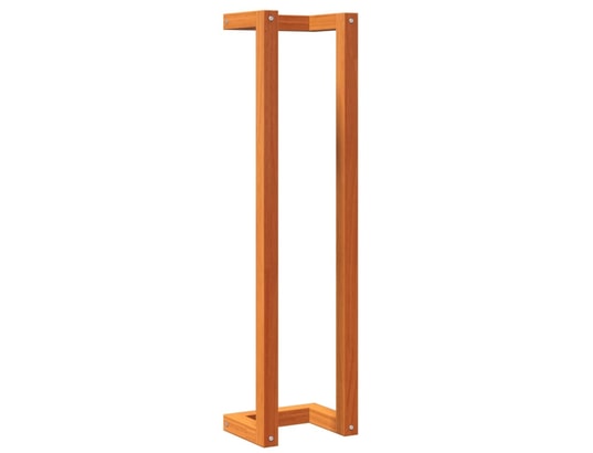 VIDAXL - Porte serviette Porte-serviette marron cire 23x18x90 cm bois de pin massif