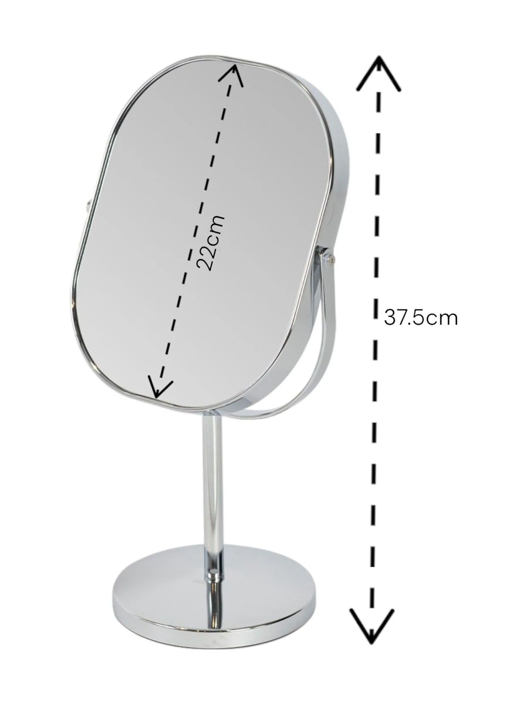 Showerdrape Nikon 3x Vergrotende Ovale Spiegel