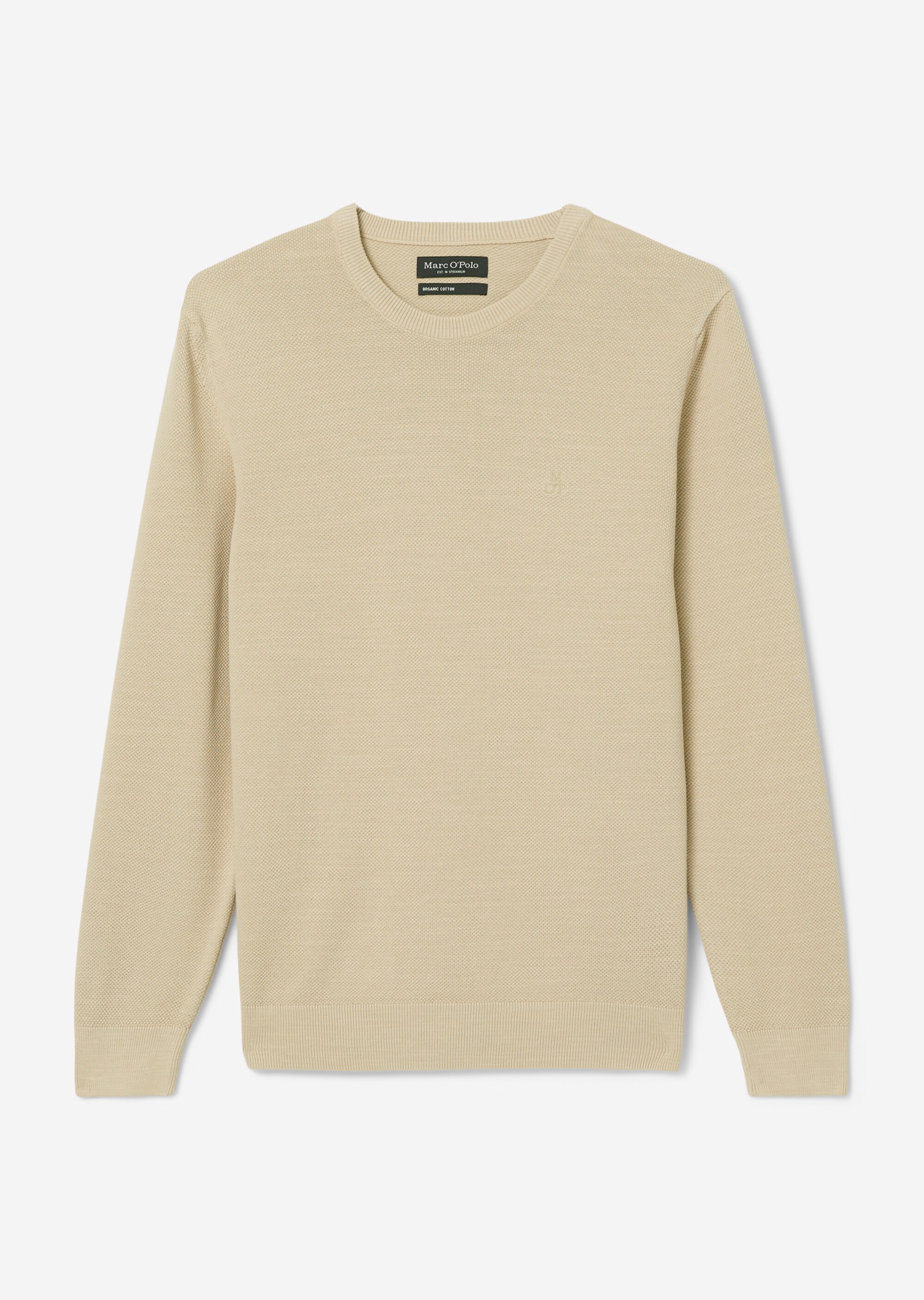 Pullover regular mit feiner Piqué-Struktur