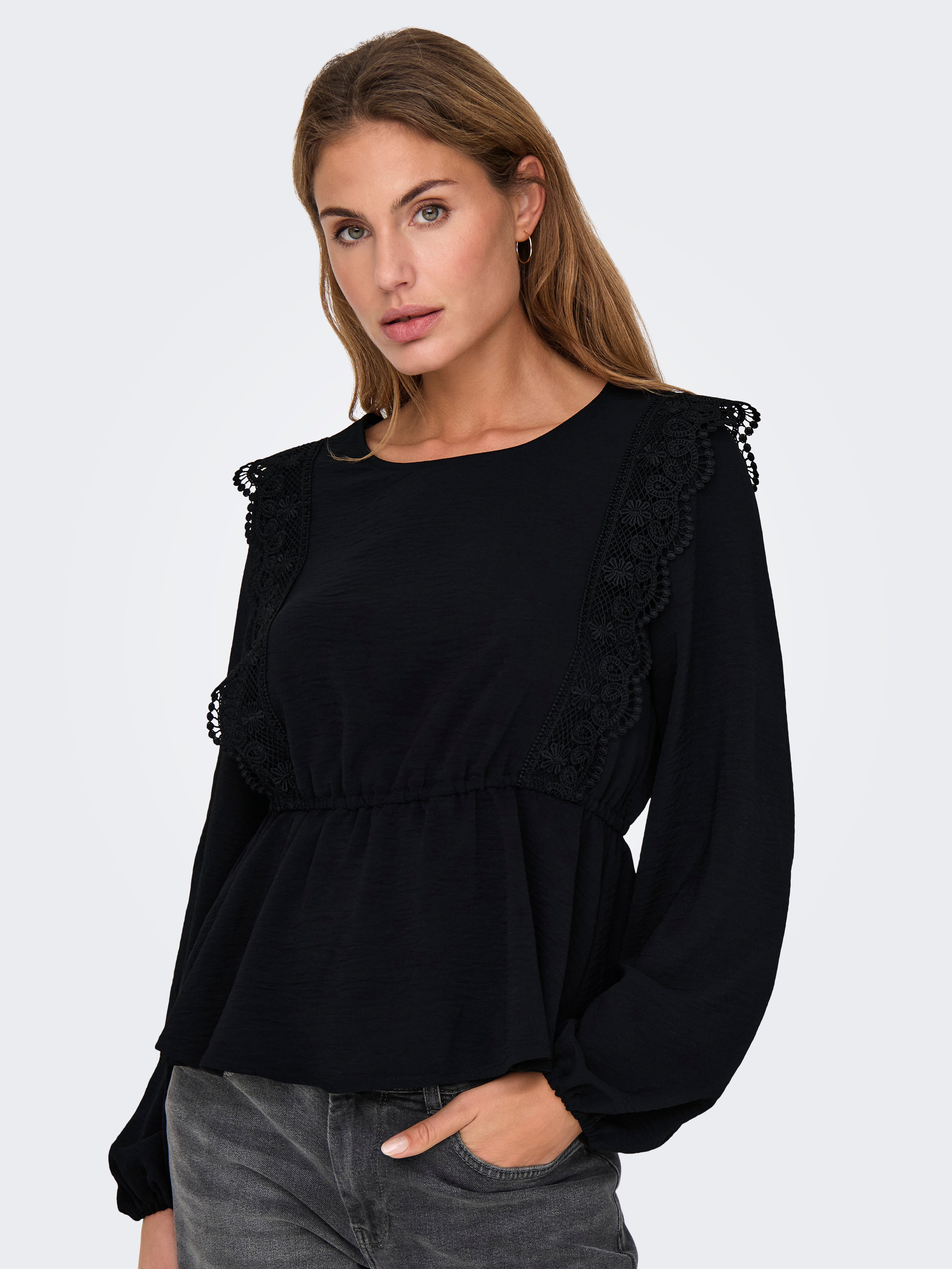 ONLMETTE Hemd Black