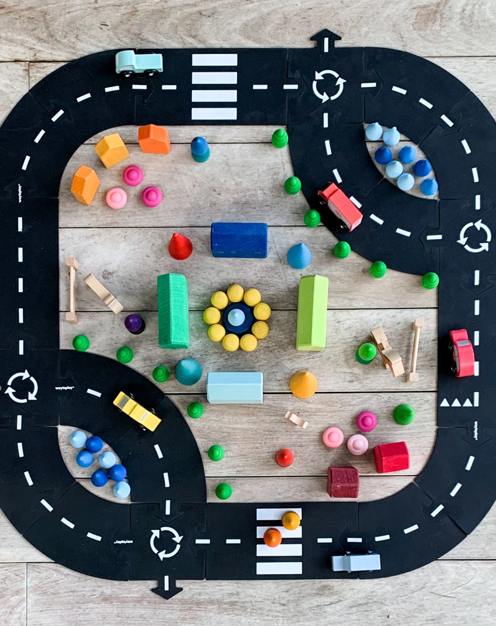 Spielstraßen-Set HIGHWAY 24-teilig