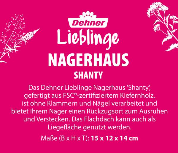 Dehner Lieblinge Nagerhaus Shanty, ca.