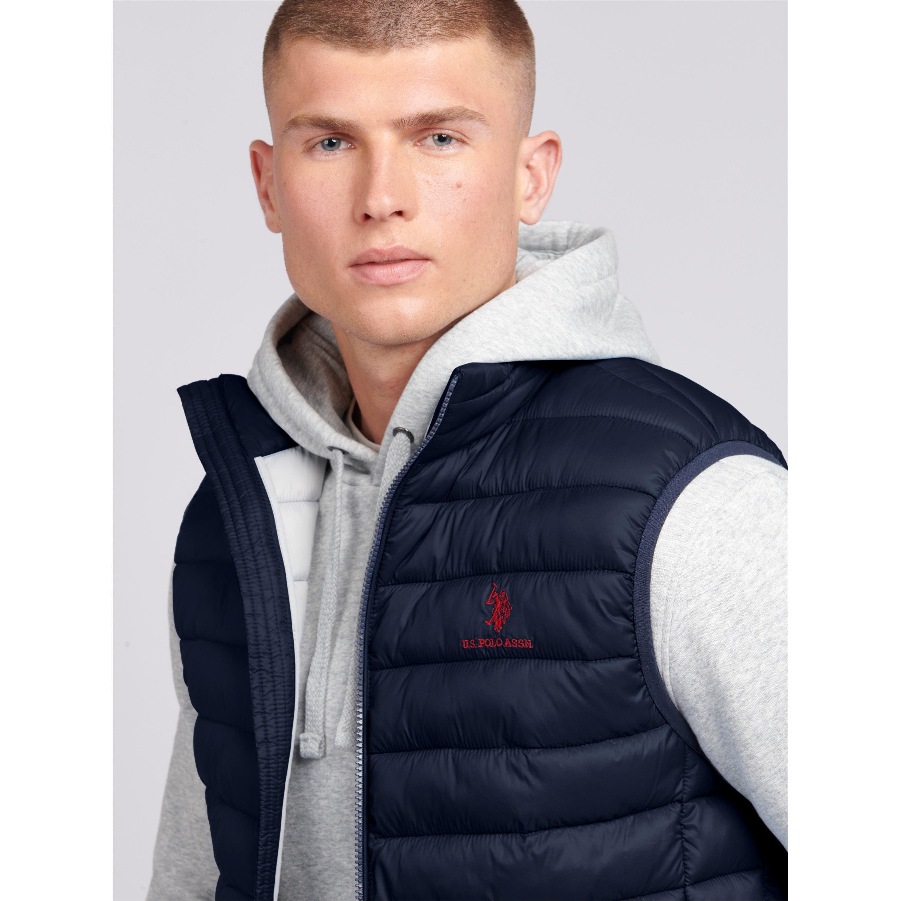 US Polo Assn USPA Bound Quilted Gilet Sn00