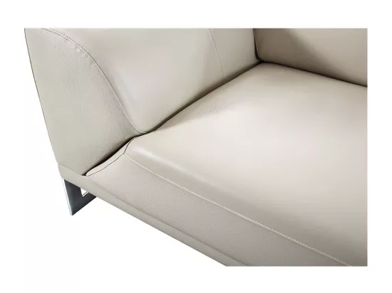 Fauteuil cuir Design HAVANA Beige