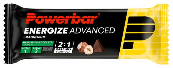 Barre énergétique Powerbar Energize Advanced Noisette/Chocolat - 55g