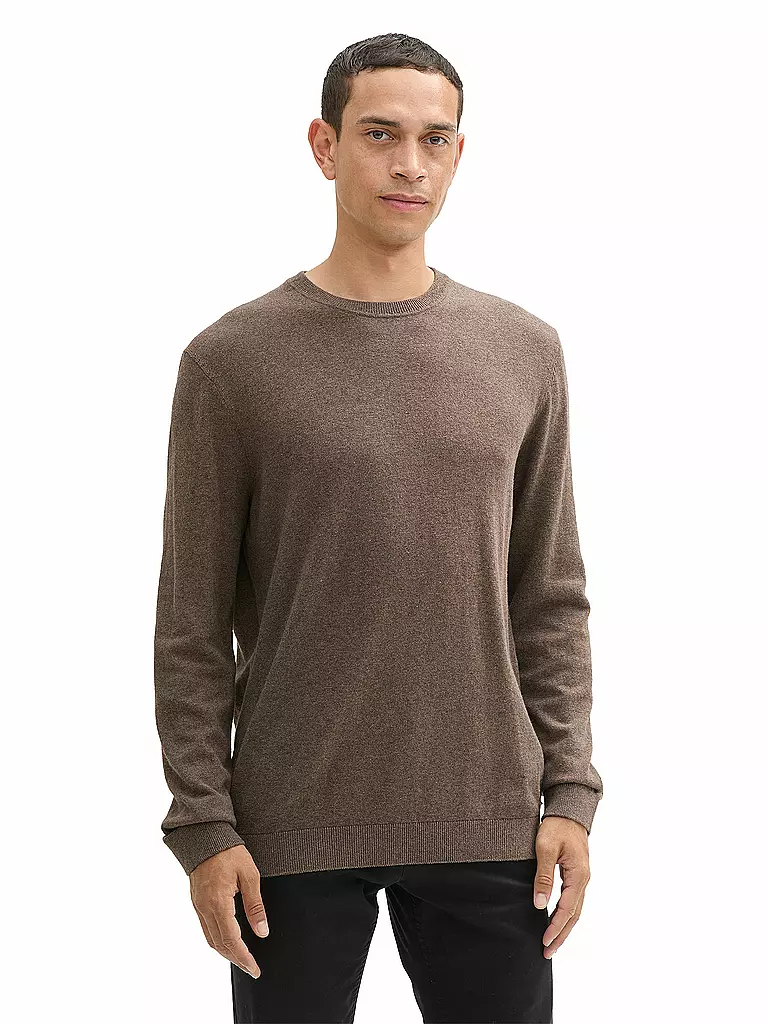 TOM TAILOR Pullover braun