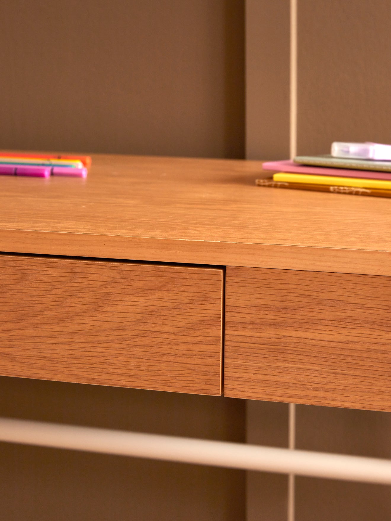 Bureau enfant bois et métal