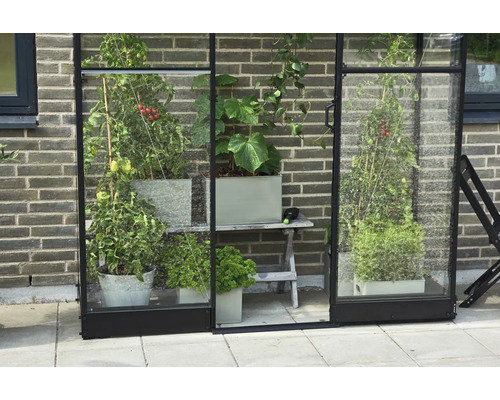 Foundation Halls Qube Lean-To 26 65 x 189 cm zwart