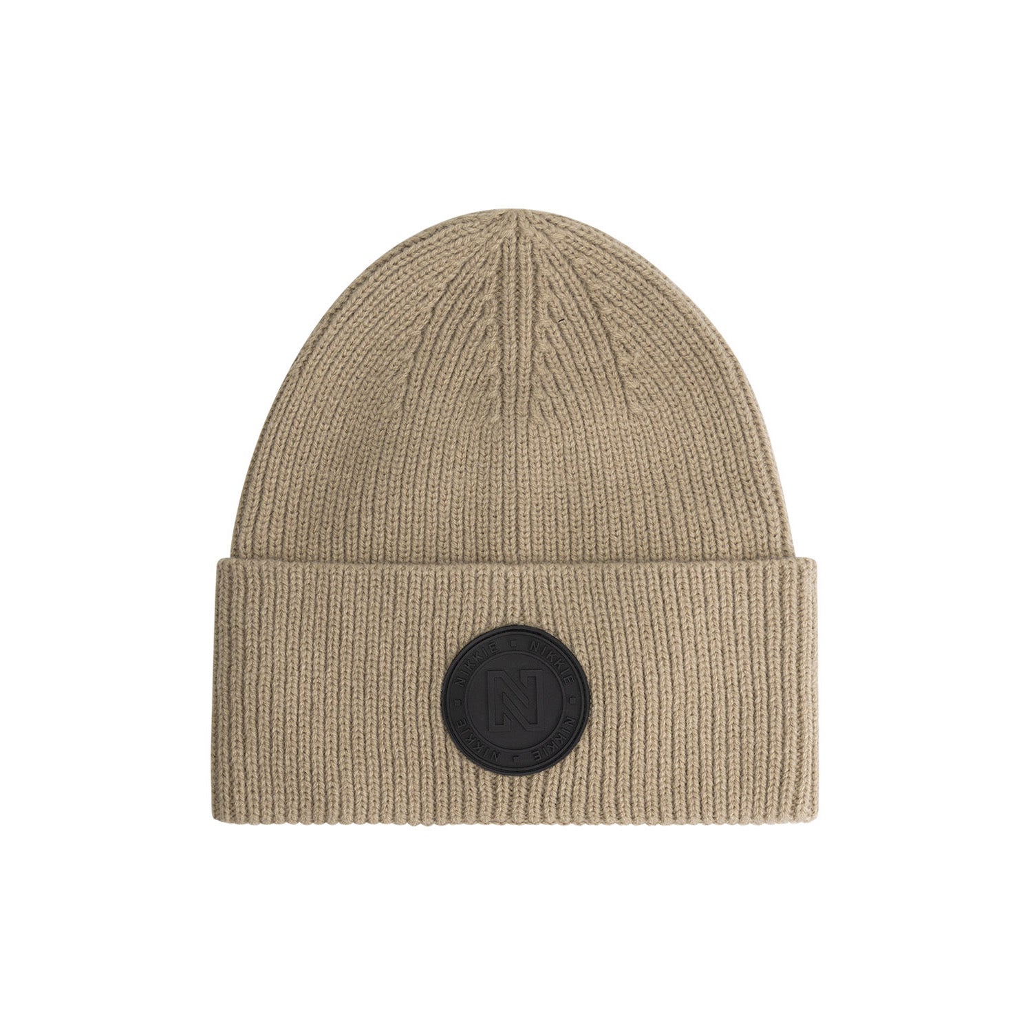 NIKKIE  Round Patch Beanie