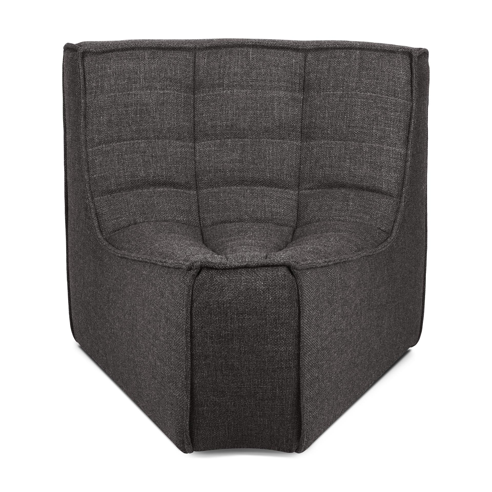 Sofa N701 45° round corner - dark grey