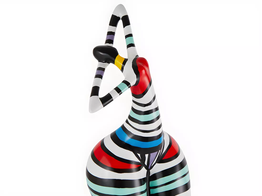 Statue de femme en résine - 17 x 17 x 51 cm - multicolore - MISTRESS