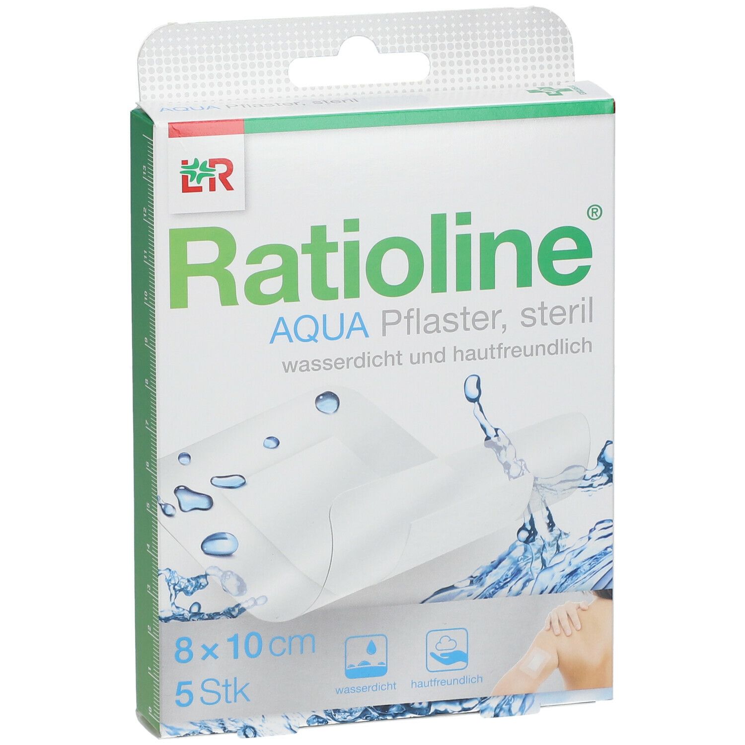 Ratioline® aqua Duschpflaster Plus 8 x 10 cm
