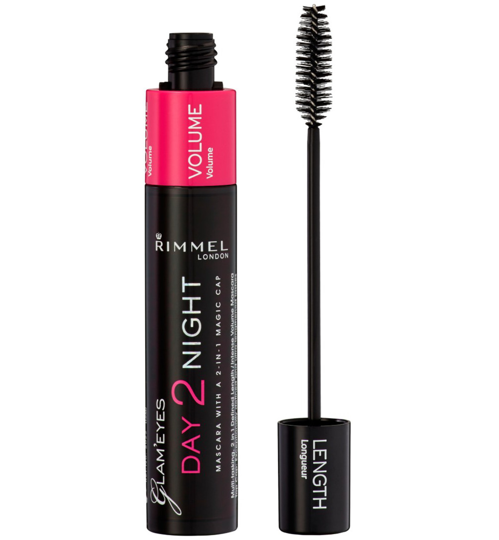 Rimmel London Day2Night mascara : 001 – Black (1 stuk)